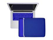 4 in 1 Royal Blue Rubberized Case for Macbook Air 13 A1369 A1466 Key LCD Bag