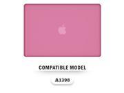 For Macbook Pro 15 Inch Retina Display Matte Hard Rubberized Case Key Keyboard Skin Cover