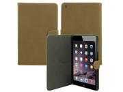 Design Luxury Retro Leather Case Stand Flip Folio Cover For iPad Air 2 Light Brown