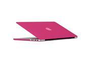 Rubberized Hard Shell Case Keyboard Skin Cover for Macbook Pro 15 Retina Display Hot Pink
