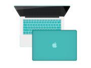 Premium Macbook Pro Rubberized Case 13 Inches Retina Display with Screen Film Keyboard Skin Tiffny Blue