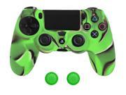 Camouflage Protective Silicone Gel Skin Case Cover For Sony PS4 Controller