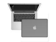 Rubberized Frosted Hardshell Case Cover Keyboard Cover Screen Guard For Apple MacBook Air 13.3 Models A1369 and A1466