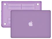 2 in 1 Rubberized Hard Case Cover and Silicone Keyboard Cover for Macbook Pro 13 inch Retina Display 13 A1425 A1502 Hard Snap On Cover PURPLE
