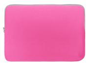 Zipper Sleeve Bag Cover Case For Macbook Pro 15 15 inch A1286 Pro 15? Retina A1398 Neoprene Soft Sleeve Compatible with all 15? Laptop PINK