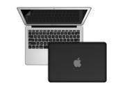 Rubberized Hard Case Keyboard Cover For MacBook Air 11 inch A1370 A1465 Free Screen Protector Black