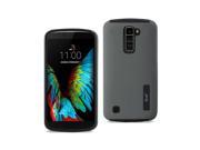 REIKO LG K10 SOLID ARMOR DUAL LAYER PROTECTIVE CASE IN GRAY