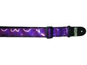 Fort Bryan 2 Purple Glitter Guitar Strap