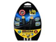 6ft Mesh Braided HDMI Cable Black