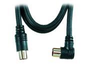 Push On Coaxial Cable 6 Ft Black