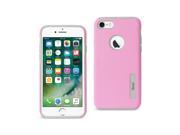REIKO IPHONE 7 SOLID ARMOR DUAL LAYER PROTECTIVE CASE IN PINK