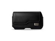 HORIZONTAL Z LID LEATHER POUCH IPHONE5 BLACK 5.27X2.71X0.7 INCHES PLUS