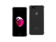 REIKO IPHONE 7 PLUS CLEAR BUMPER CASE WITH AIR CUSHION PROTECTION IN CLEAR BLACK
