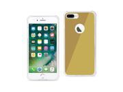 REIKO IPHONE 7 PLUS MIRROR EFFECT DROPPROOF CLEAR CASE WITH AIR CUSHION SHOCK ABSORPTION IN GOLD