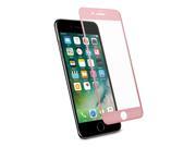 REIKO IPHONE 7 PLUS 3D CURVED FULL COVERAGE TEMPERED GLASS SCREEN PROTECTOR IN ROSE GOLD