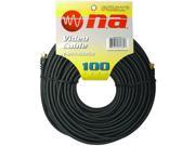 100 Black RG 6 Video Cable