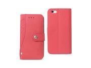 REIKO IPHONE 6 6S WALLET CASE WITH SLIDE OUT POCKET AND FOLD STAND IN HOT PINK