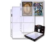 BCW Pro 4 Pocket photo pages 100CT box holds 4 3.5in. X 5.25in. Photographs