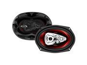 Boss Audio Boss 6x9 Speaker 5 Way Red Poly Injection Cone 14.00in. x 11.50in. x 5.00in.