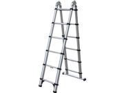 Telesteps 6 Step 11 Extention Telescopic Combination Ladder 250lb. Max Load
