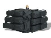 GXG Paintball 6 Horizontal 1 Vertical Harness Ammo Pack Black