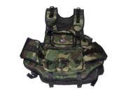 GXG Paintball Deluxe Tactical Vest Woodland