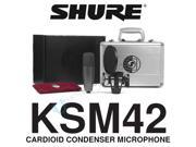 Shure KSM42 Dual Diaphragm Condenser Vocal Microphone