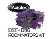 Auralex Roominators D36 DST Charcoal Purple Acoustic Room Treatment Kit
