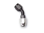 Russell 610113 Hose End 10 45° Black Silver