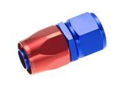 Redhorse Performance 1000 16 1 16 Straight Female Aluminum Hose End Red Blue