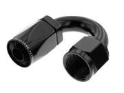 Redhorse Performance 6180 06 2 06 180 Degree Female Aluminum Hose End Black