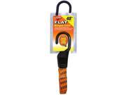 Keeper 06118 48in Flat Bungee Cord Ultra Orange Black Clamshell