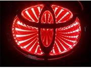 Race Sport RS 3DLED TOY R 3D LED Logo Badge Toyota Red