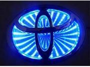 Race Sport RS 3DLED TOY B 3D LED Logo Badge Toyota Blue