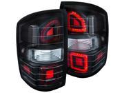 Anzo 311238 L.E.D Taillights Black Clear G2