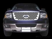 Putco 64403 Designer FX Grille. Oval Pattern with logo cutout