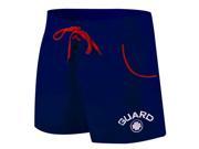 Tyr Guard Short w Piping Female Navy Medium