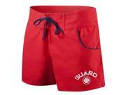Tyr Guard Short w Piping Female Red X Large