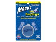 Macks Aqua Block Ear Plugs 1 Pair Clear