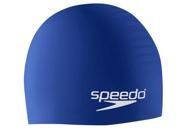 Speedo Solid Jr. Silicone Swim Cap Royal