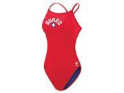 Tyr Guard Reversible Diamondback with Cups Female Red Navy X Large