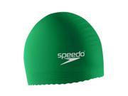Speedo Solid Latex Swim Cap Green
