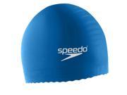 Speedo Solid Latex Swim Cap Blue