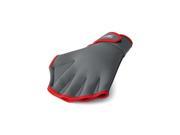 Speedo Fitness Glove Charcoal Red Medium
