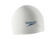 Speedo Solid Latex Swim Cap White