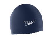 Speedo Solid Latex Swim Cap Navy