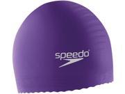 Speedo Youth Solid Latex Swim Cap Purple