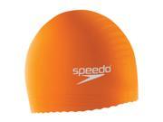 Speedo Solid Latex Swim Cap Day Glo Orange