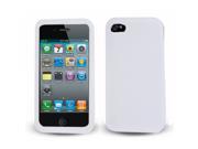 Clear Silicone Skin Case Cover with Wicker Design for iPhone 4 4S