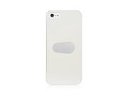 For iPhone 5 5S White W Credit Card Slot Hard Snap On Fitted Cover Case